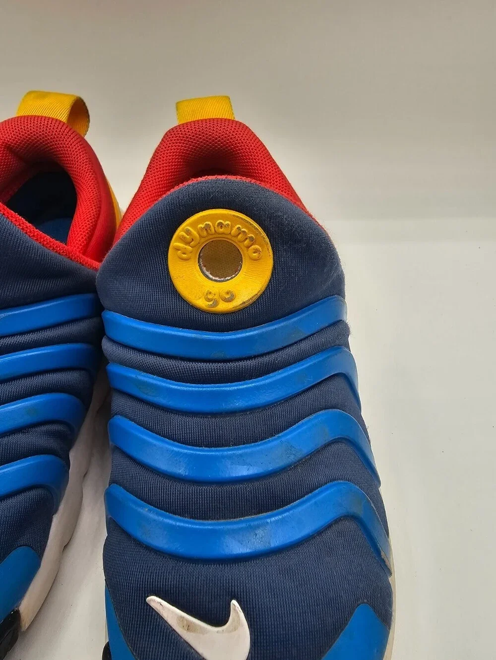 Toddler Unisex Nike Dynamo Go PS Shoes, Orange,Navy, Yellow Size 9C